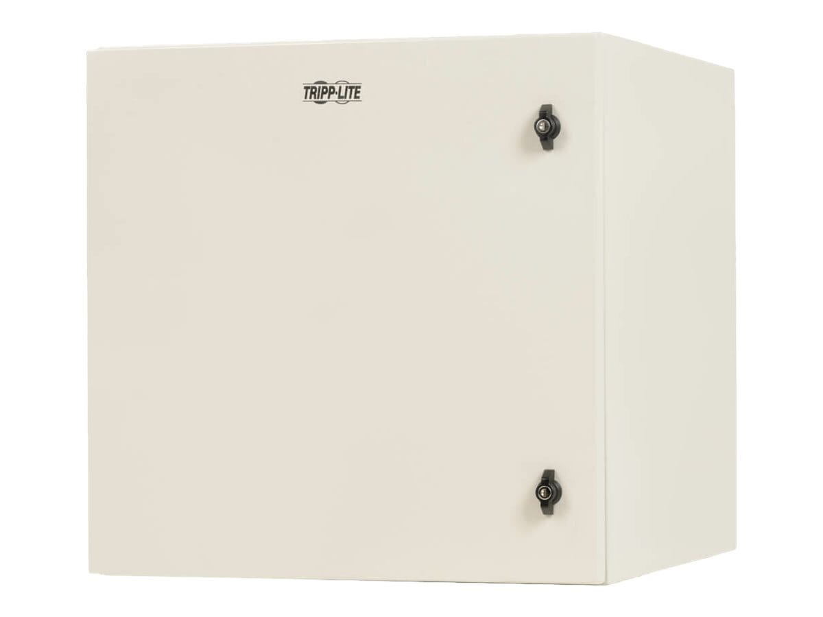 Tripp SmartRack Industrial Enclosure with Lock - NEMA 4, Wall Mount, Metal Construction, 23 in. Depth, 12U, Gray - Gehäuse - industriell, verriegelnd - geeignet für Wandmontage - Grau - 12U - 58.4 cm (23")