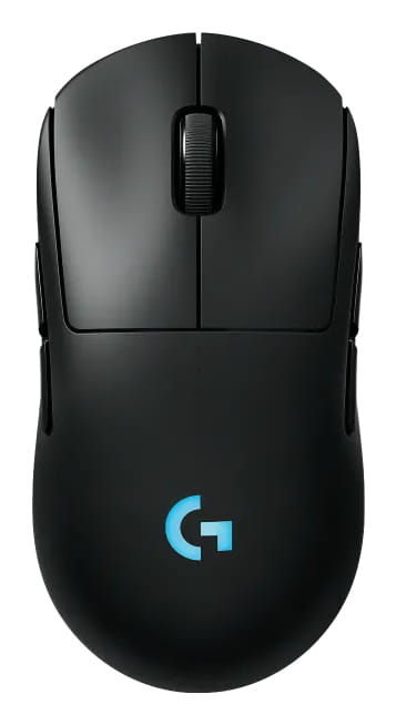 Logitech G PRO 2 LIGHTSPEED Mouse, Beidhändig, Optisch, RF Wireless, 32000 DPI, 1 ms, Schwarz