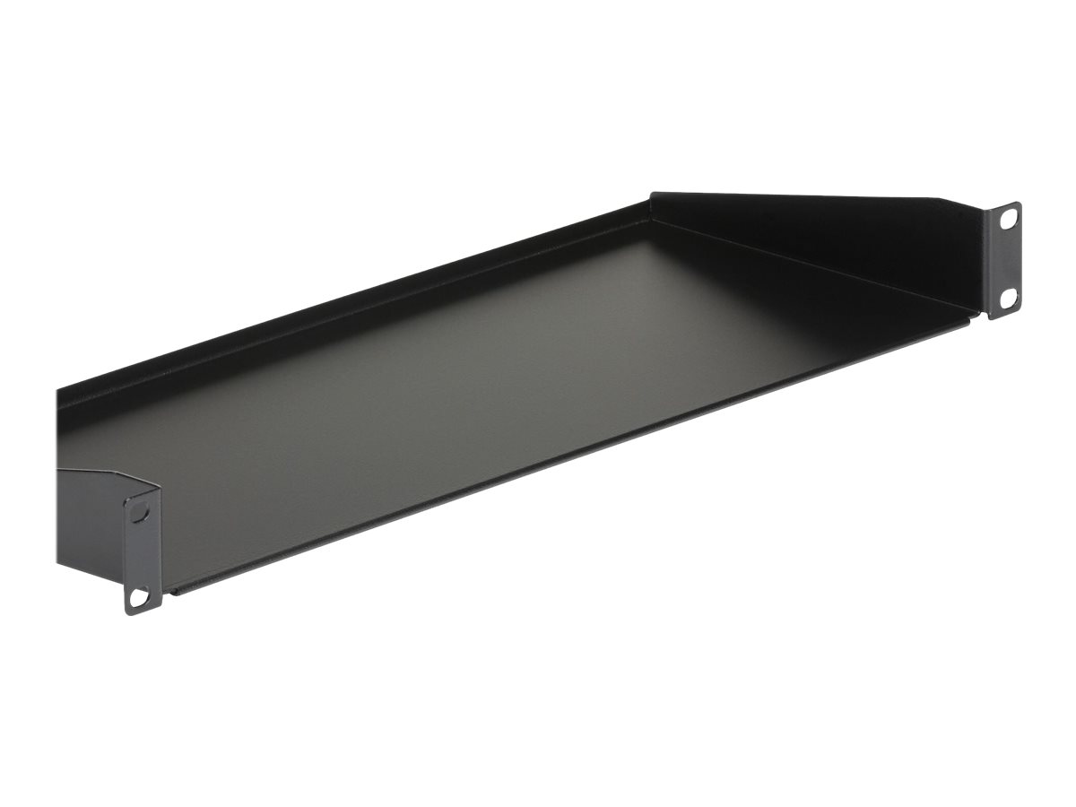 StarTech.com 1U Server Rack Cabinet Shelf, 7in Deep Fixed Cantilever Tray, Rackmount Shelf for 19" AV/Data/Network Equipment Enclosure with Cage Nuts & Screws, 33lbs Weight Capacity - 1U Rack Shelf 7" Deep (CABSHELF1U) StarTech.com 1U Server Rack Cabinet Shelf, 7in Deep Fixed Cantilever Tray, Rackmount Shelf for 19" AV/Data/Network Equipment Enclosure with Cage Nuts & Screws, 33lbs Weight Capacity - 1U Rack Shelf 7" Deep (CABSHELF1U)