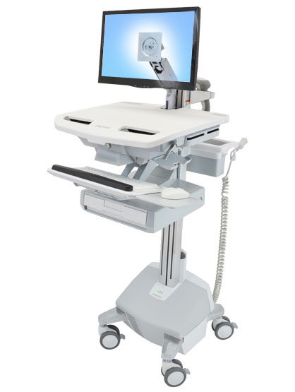 Ergotron Wagen (nur Laden) - offene Architektur - für LCD-Display / PC-Ausrüstung - medizinisch - Aluminium, verzinker Stahl, hochwertiger Kunststoff - Grau, weiß, Polished Aluminum - Bildschirmgröße: bis zu 61 cm (bis zu 24 Zoll) Ergotron Wagen (nur Laden) - offene Architektur - für LCD-Display / PC-Ausrüstung - medizinisch - Aluminium, verzinker Stahl, hochwertiger Kunststoff - Grau, weiß, Polished Aluminum - Bildschirmgröße: bis zu 61 cm (bis zu 24 Zoll)