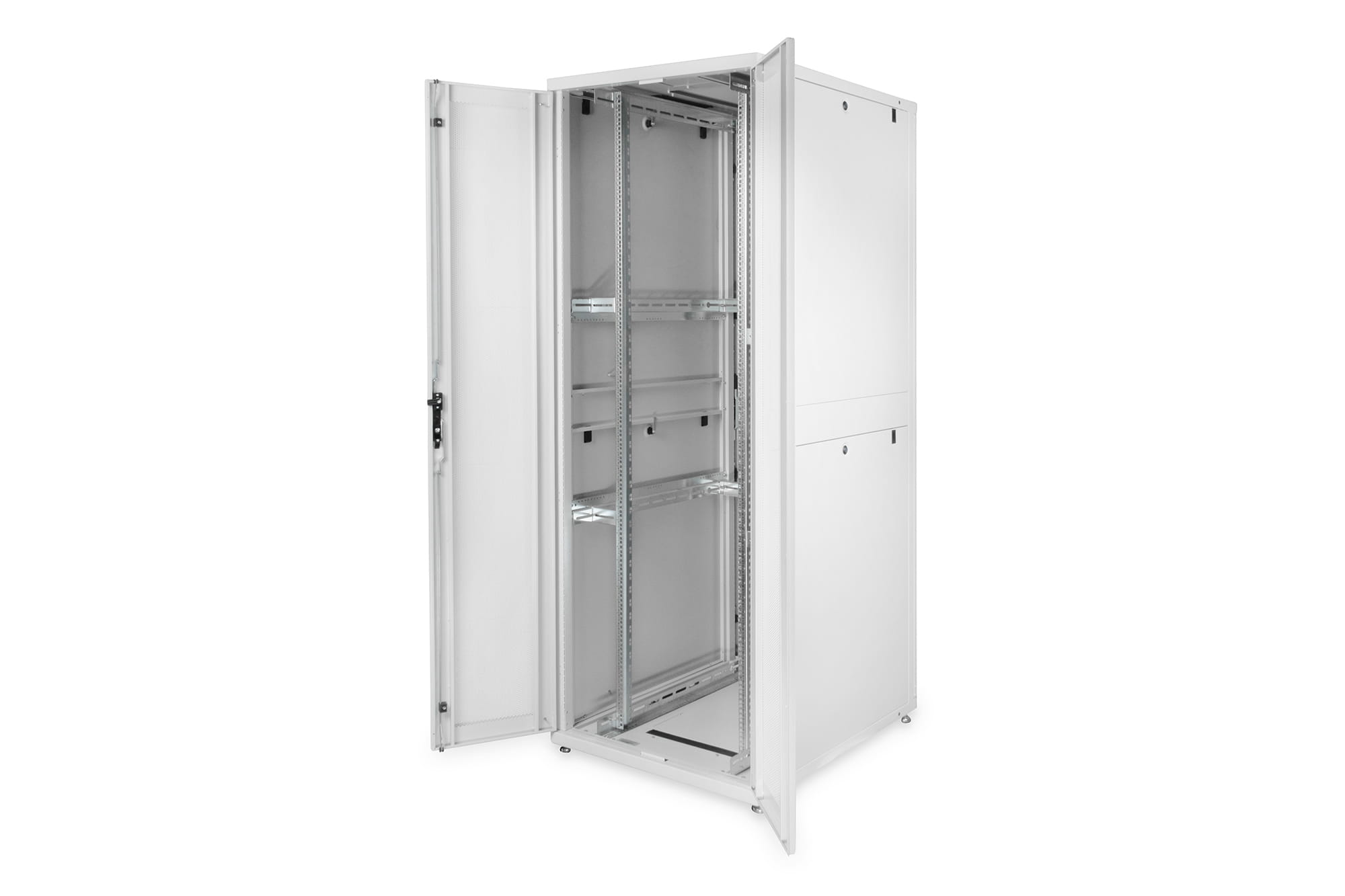 DIGITUS Unique DN-19 SRV-47U-8-1 - Schrank Netzwerkschrank - Hellgrau, RAL 7035 - 47U - 48.3 cm (19") DIGITUS Unique DN-19 SRV-47U-8-1 - Schrank Netzwerkschrank - Hellgrau, RAL 7035 - 47U - 48.3 cm (19")