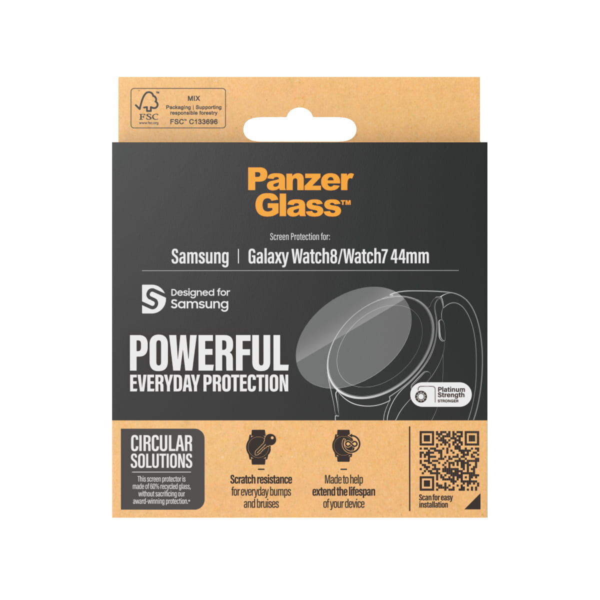 PanzerGlass Bildschirmschutz für Smartwatch - Glas - für Samsung Galaxy Watch7 (44 mm)
