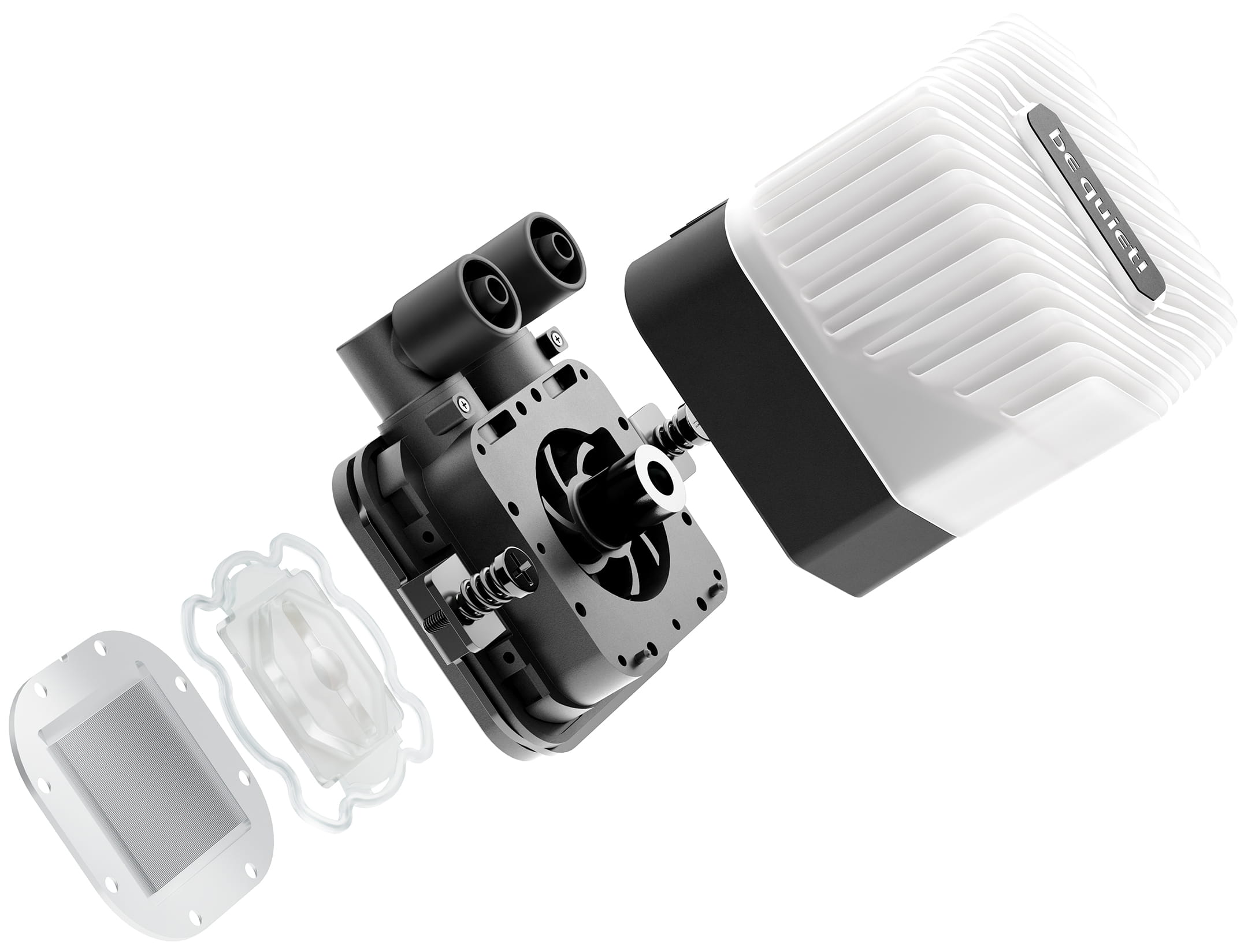 Be Quiet! Light Loop - Prozessor-Flüssigkeitskühlsystem - Kühlergröße: 240 mm - (für: LGA1150, LGA1151, LGA1155, LGA1851, LGA1700, LGA1200, AM5, AM4)