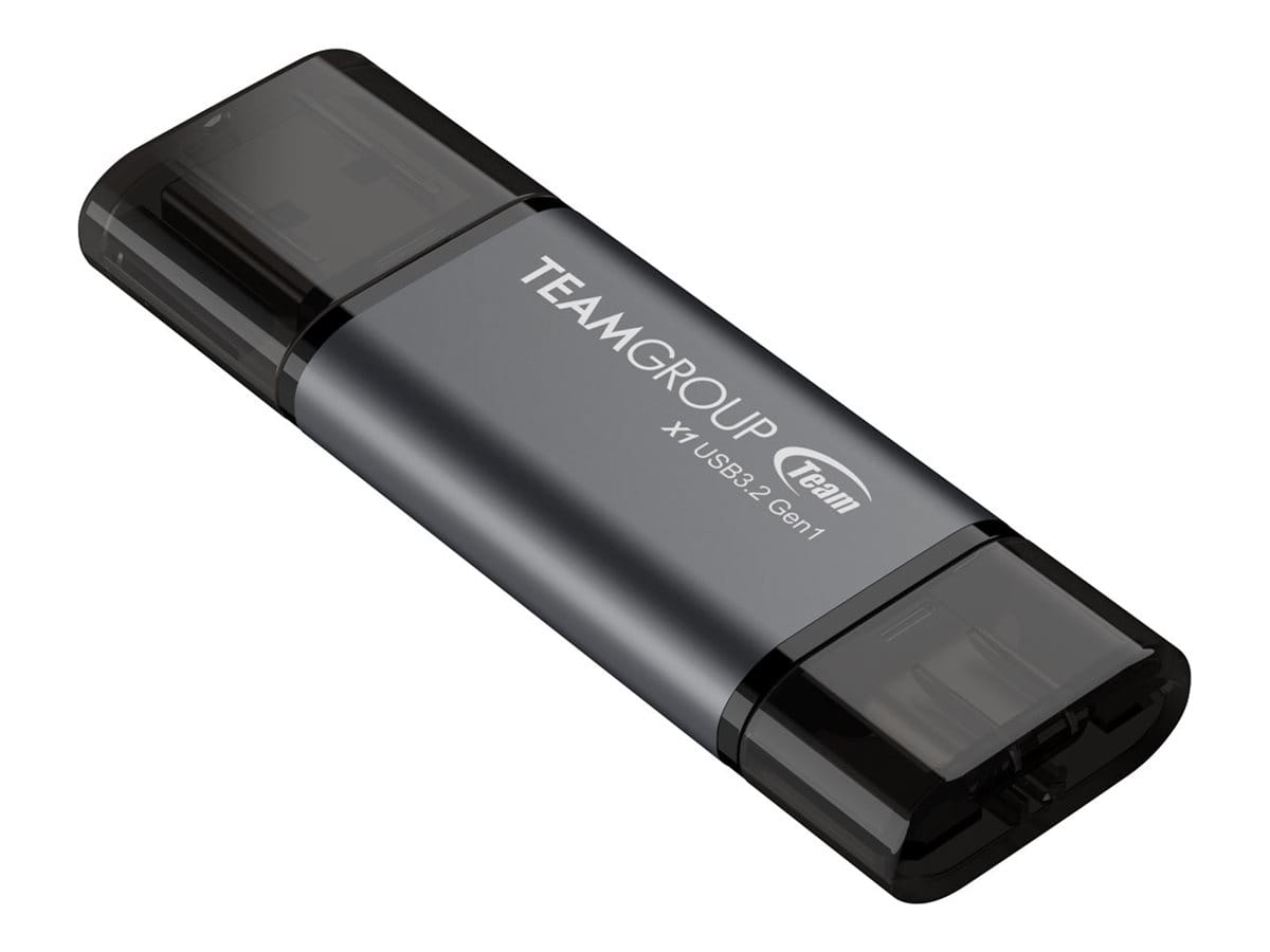 Team Group Team X1 - USB-Flash-Laufwerk - 128 GB - USB 3.2 Gen 1 / USB-C