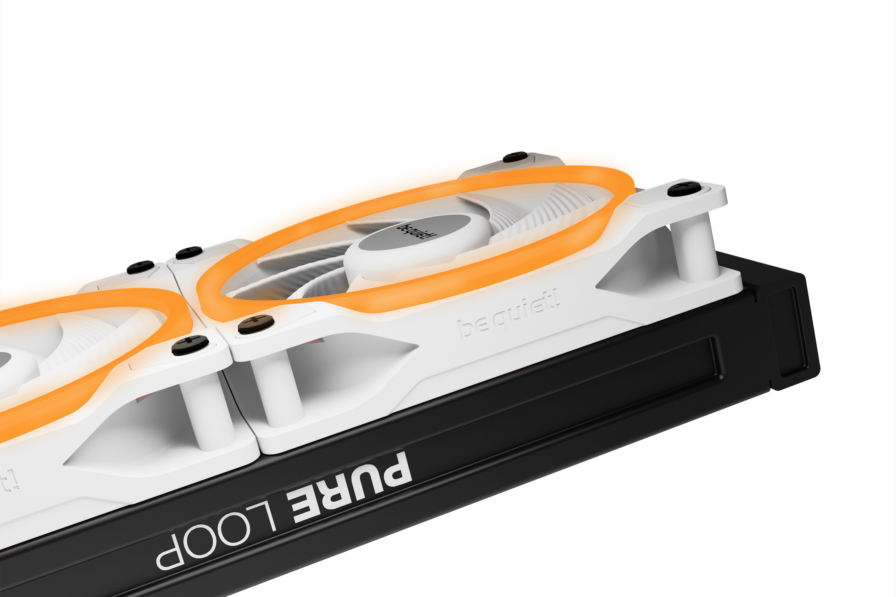 Be Quiet! Light Wings - Gehäuselüfter - PWM - 140 mm - weiß (Packung mit 3)