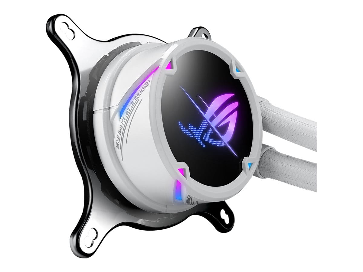 ASUS ROG STRIX LC II 240 ARGB - White Edition - Prozessor-Flüssigkeitskühlsystem - Kühlergröße: 240 mm - (für: LGA1700, LGA1200, LGA115x Socket, AM4, TR4, AM5, LGA2011-3)