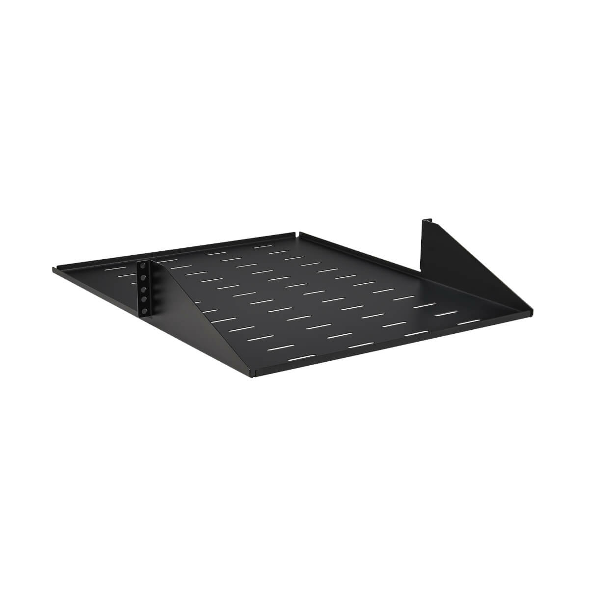 Tripp SmartRack Center-Mounted Steel Rack Shelf - 2U, Vented, 21.5 in. Deep, Holds up to 100 lb. (45 kg)