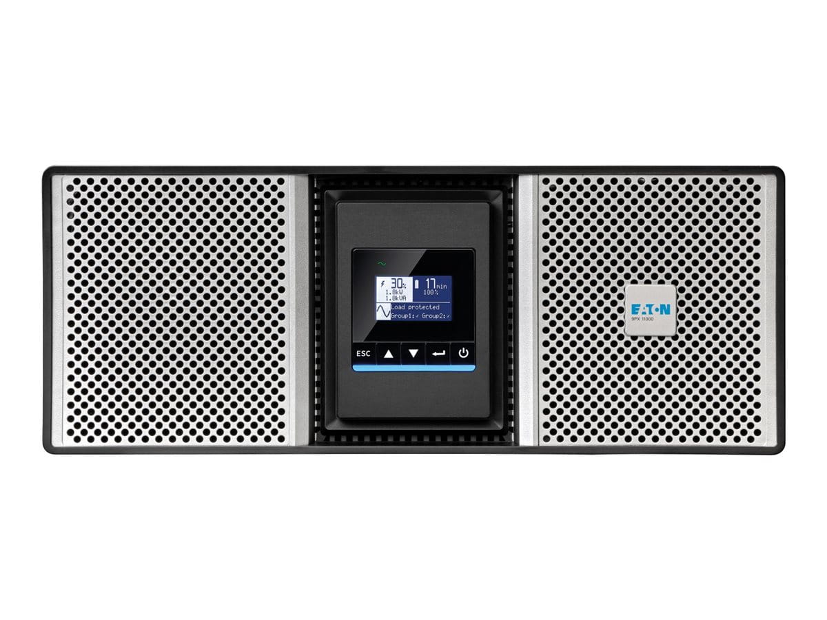 Eaton 9PX G2 9PX11KIRTNBPG2 - USV (in Rack montierbar/extern) - HotSwap - Wechselstrom 200/208/220/230/240 V - 11000 Watt - 11000 VA - 1-phasig - 9 Ah - Ethernet 10/100/1000, RS-232, USB - Ausgangsanschlüsse: 17 - PFC - 4U - 48.3 cm (19")