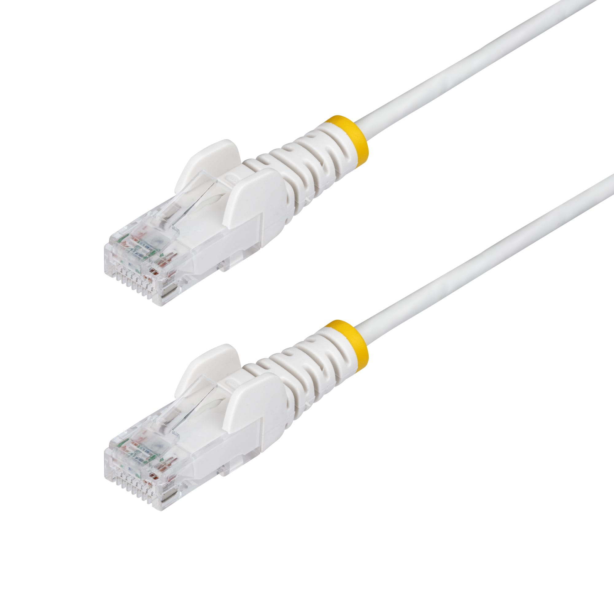 StarTech.com 3m White Slim CAT6 Ethernet Cable, Snagless, 28AWG, LSZH - Patch-Kabel - RJ-45 (M)