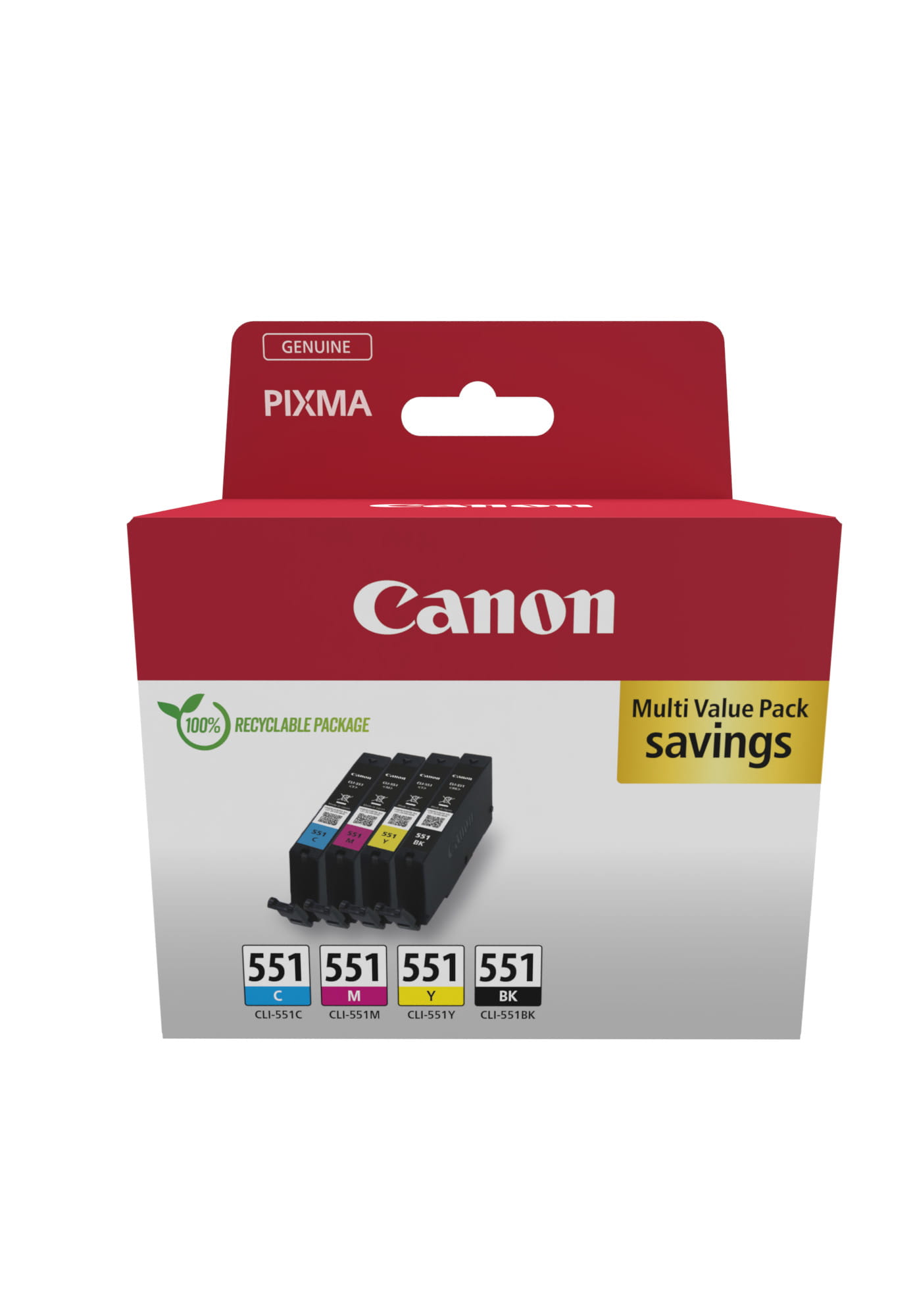 Canon CLI-551 C/M/Y/BK Multipack - 4er-Pack