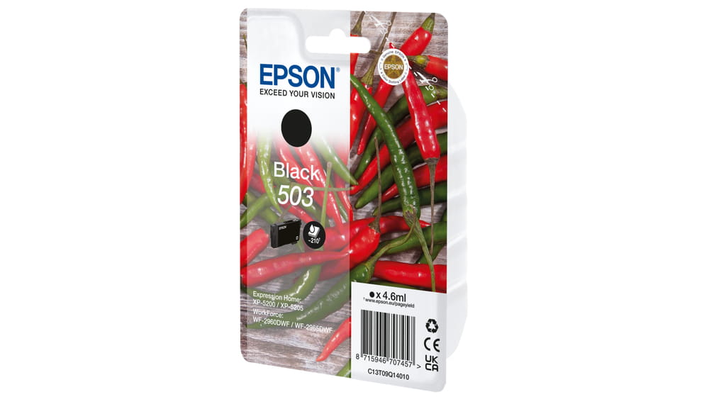 Epson 503 - 4.6 ml - Schwarz - original - Blisterverpackung