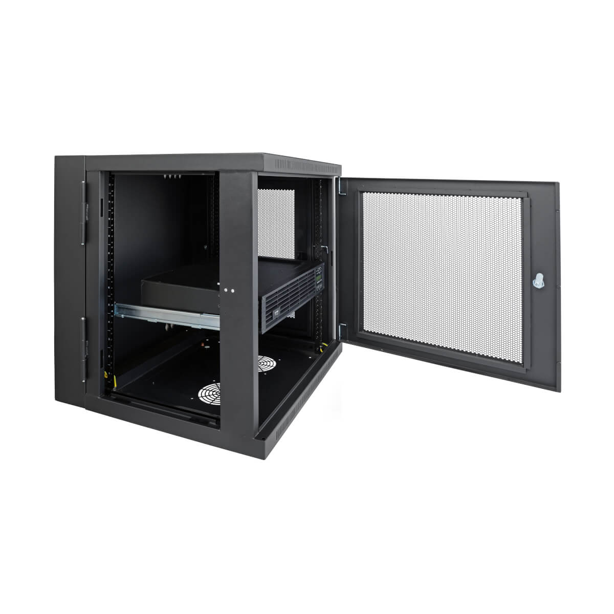 Tripp Eaton Tripp Lite Series SmartRack 4-Post Rack-Mount Shelf Kit Universal for Wallmount Racks 1U - Rack Shelf-Befestigungs-Kit - Rack montierbar - Silber - 1U - 48.3 cm (19")