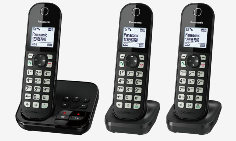 Panasonic KX-TGC463GB - Schnurlostelefon - Anrufbeantworter mit Rufnummernanzeige