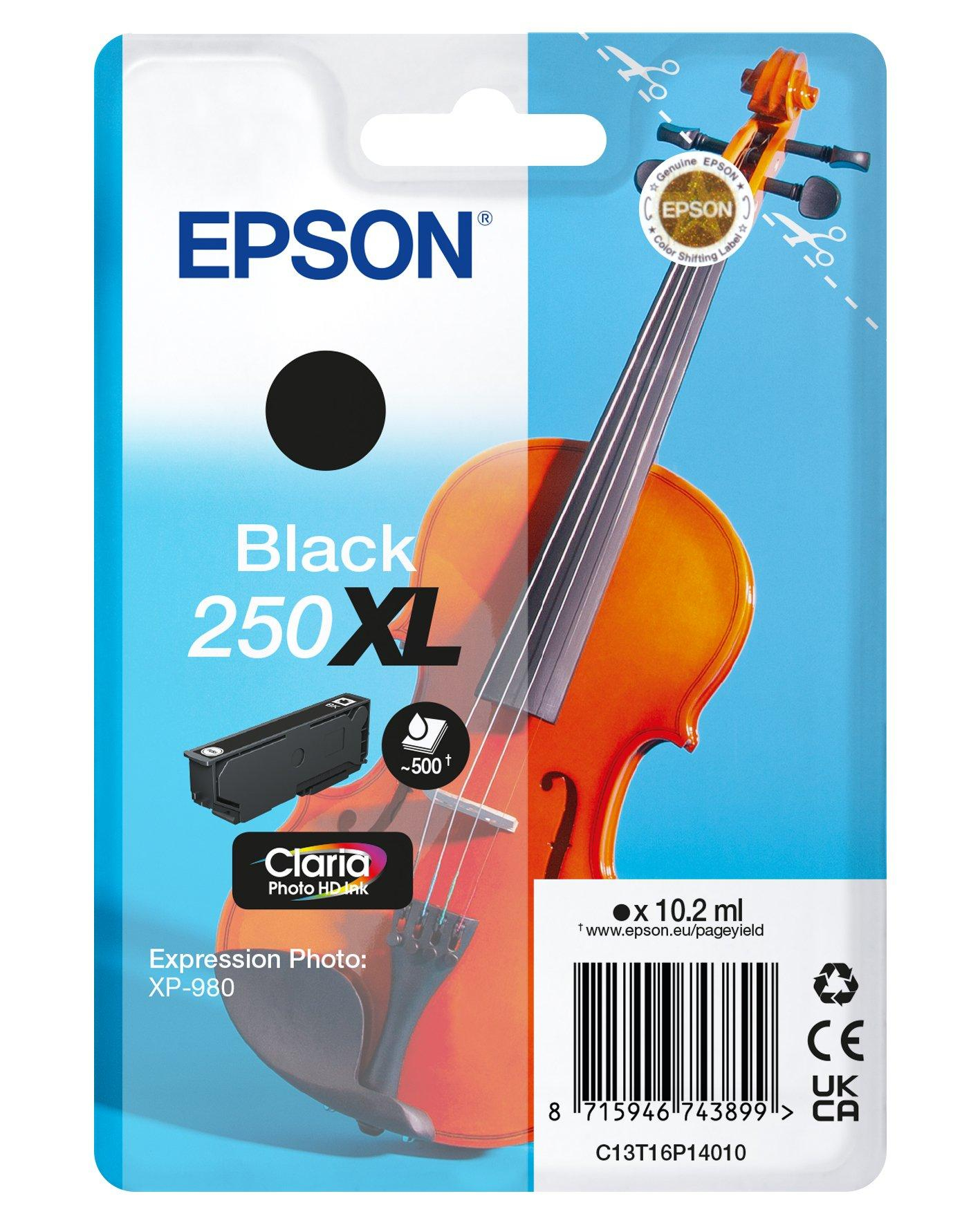 Epson 250XL - 10.2 ml - XL - Schwarz - original
