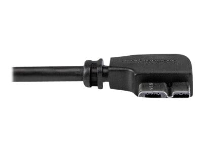 StarTech.com 1m Slim Micro USB 3.0 Kabel rechtsgewinkelt - USB 3.1 Gen 1 (5 Gbit/s)