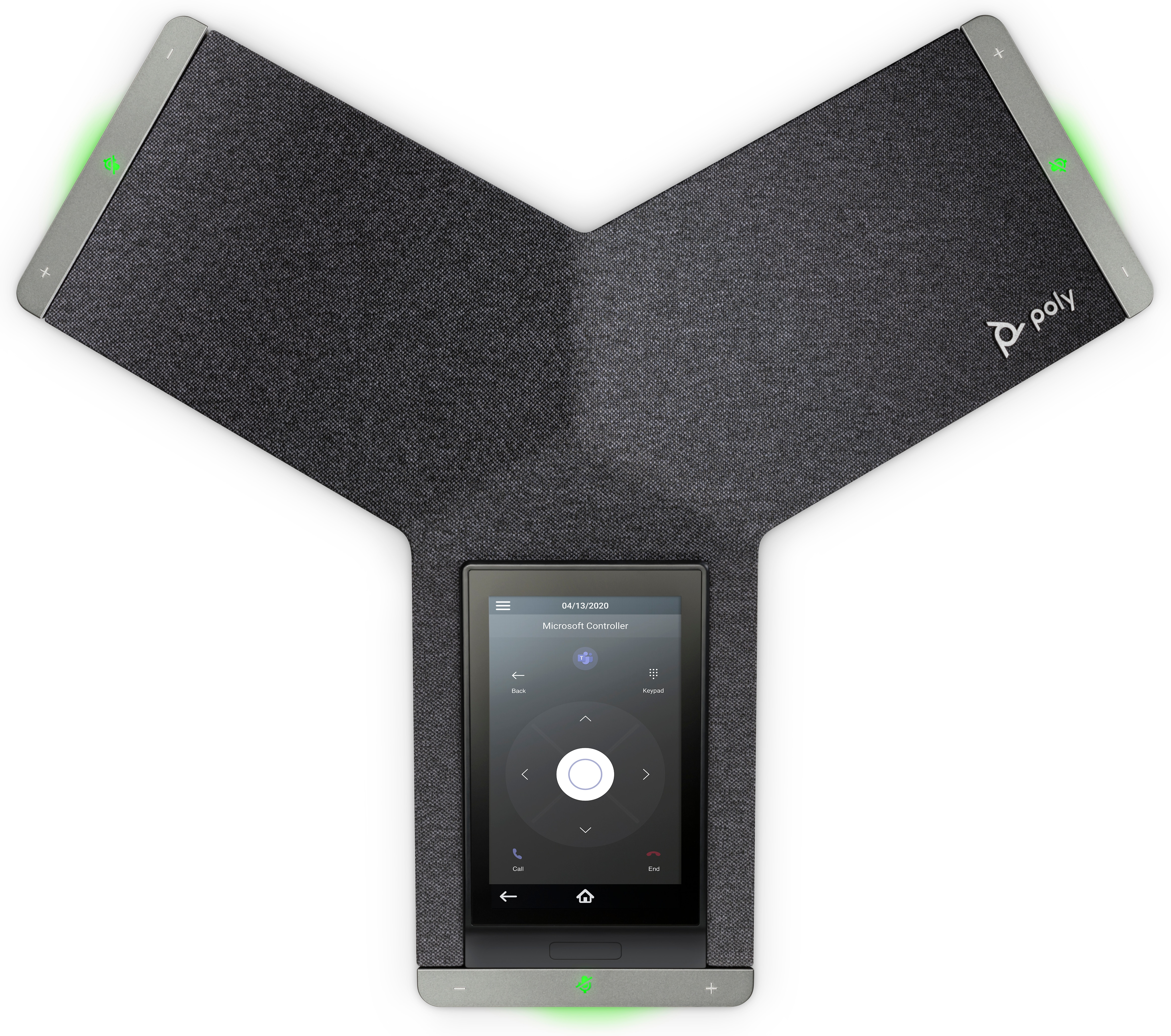 HP Poly Trio C60 NR - Für Microsoft Teams - VoIP-Konferenztelefon - mit Bluetooth-Schnittstelle - IEEE 802.11a/b/g/n (Wi-Fi)