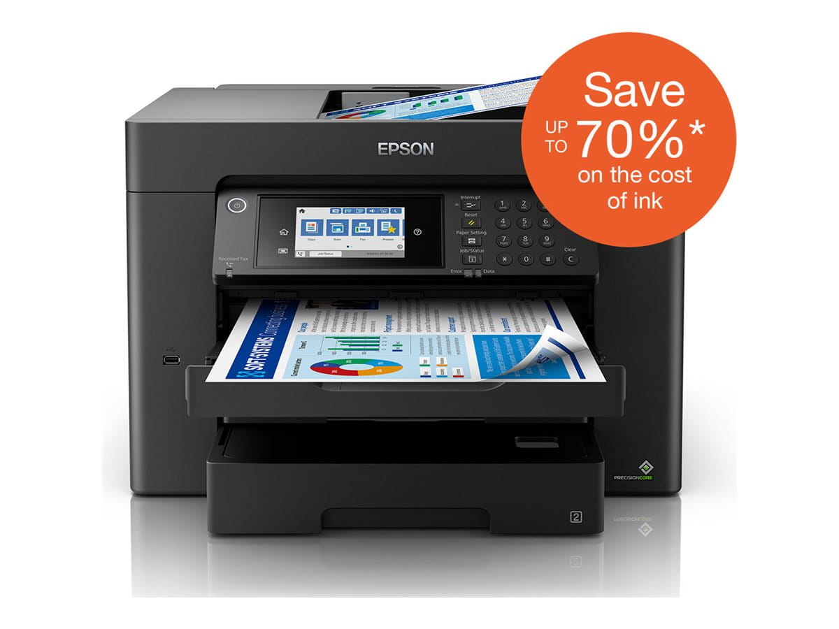 Epson WorkForce WF-7840DTWF - Multifunktionsdrucker - Farbe - Tintenstrahl - A3 (297 x 420 mm)