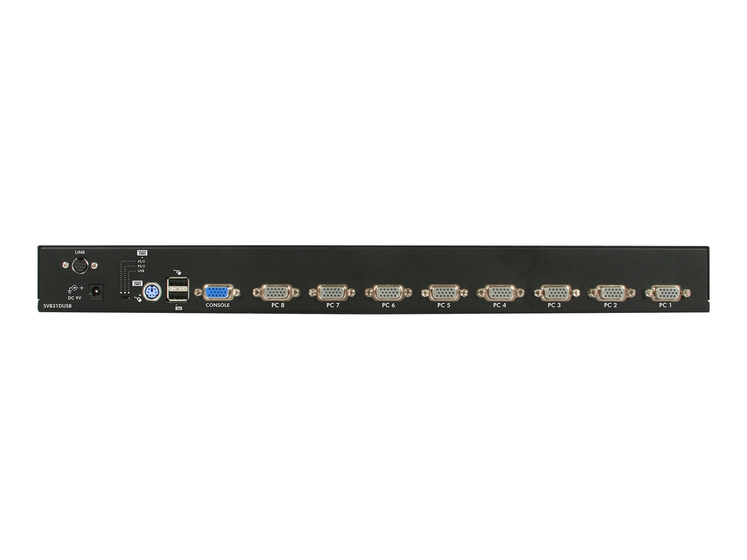 StarTech.com 8 Port USB / PS/2 KVM Switch mit