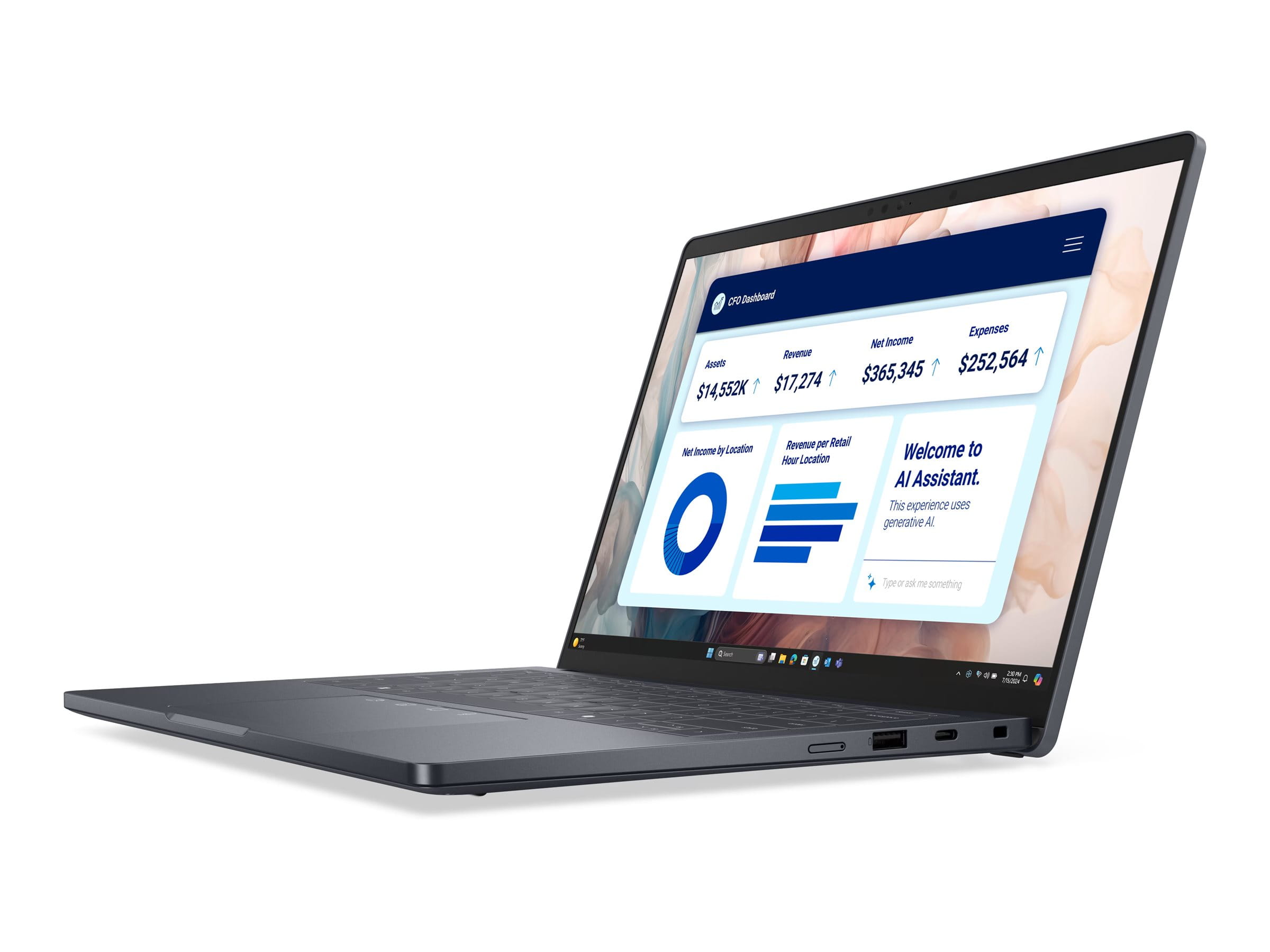 Dell Pro 14 Premium PA14250 - Intel Core Ultra 5 236V / 2.1 GHz - Intel Evo vPro Enterprise Platform - Win 11 Pro - Arc Graphics 130V - 16 GB RAM - 512 GB SSD NVMe, TLC, Class 35 - 35.56 cm (14")