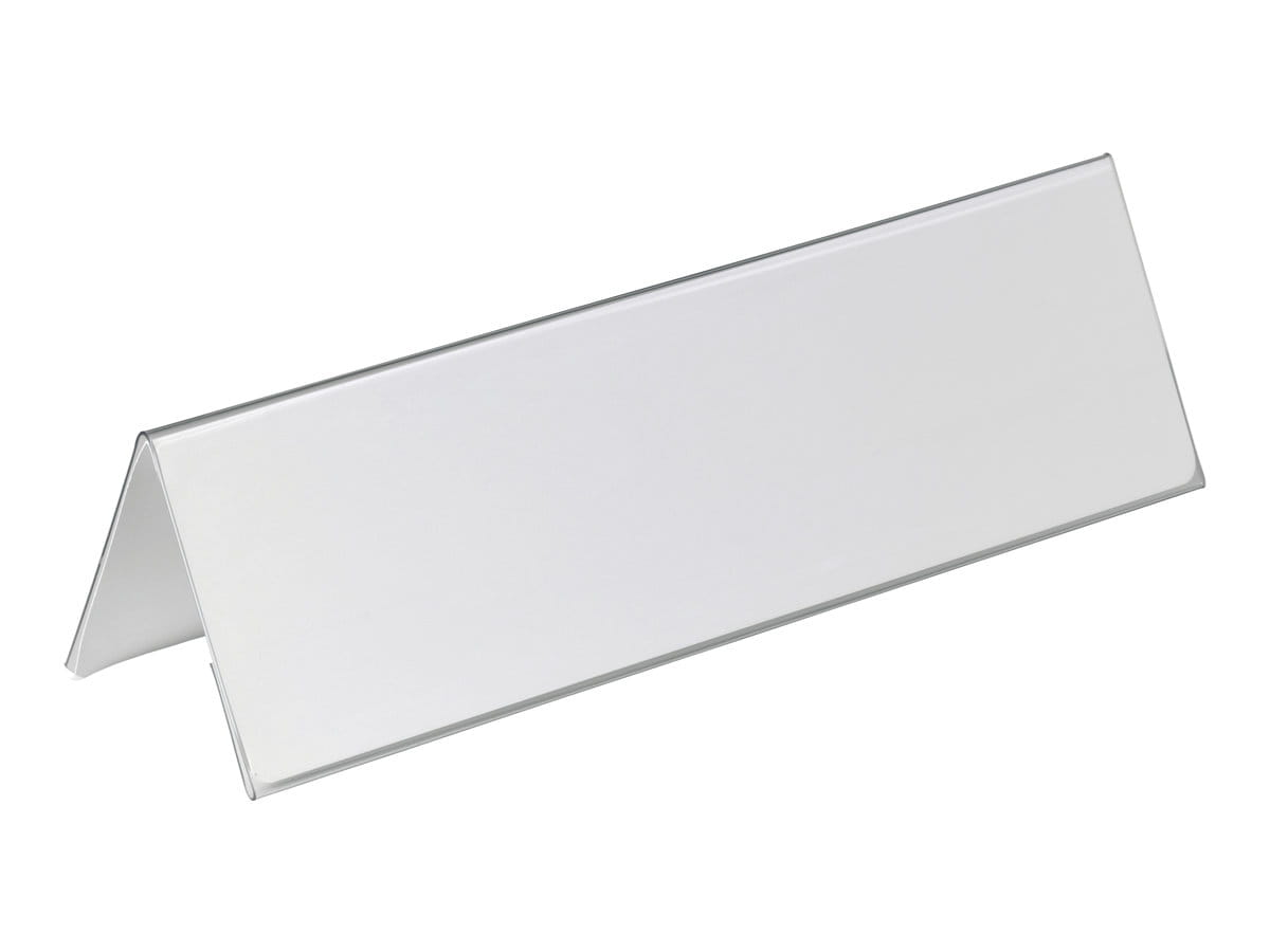 Durable Schildhalterung - Desktop - für A4, 105 x 297 mm - doppelseitig - durchsichtig (Packung mit 25)