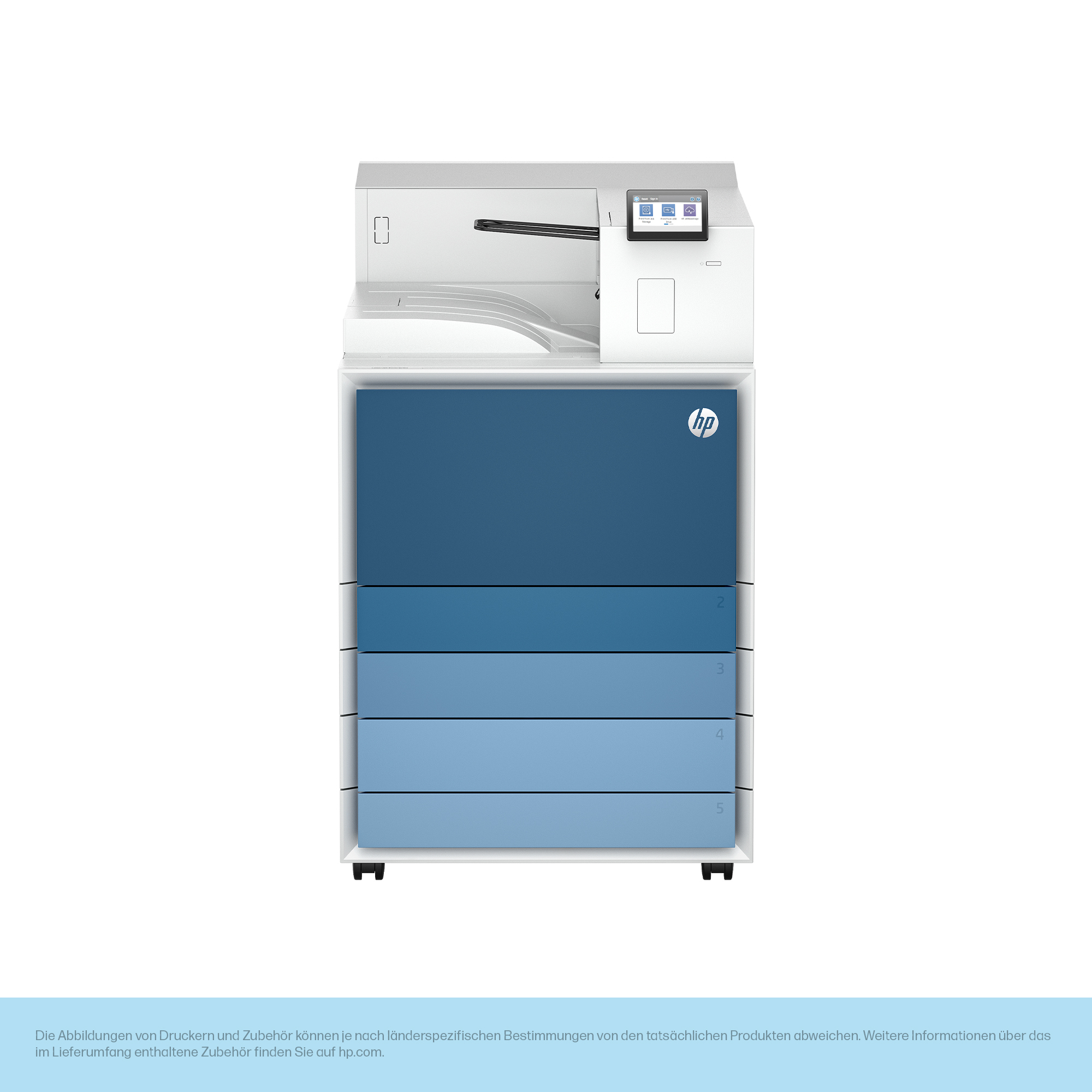 HP LaserJet Enterprise 8501x - Drucker - s/w