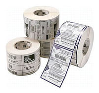 Zebra PolyE 3100T Gloss - Polyethylen (PE) - glänzend - permanenter Acrylklebstoff - weiß - 76 x 25 mm 5180 Etikett(en) (1 Rolle(n)