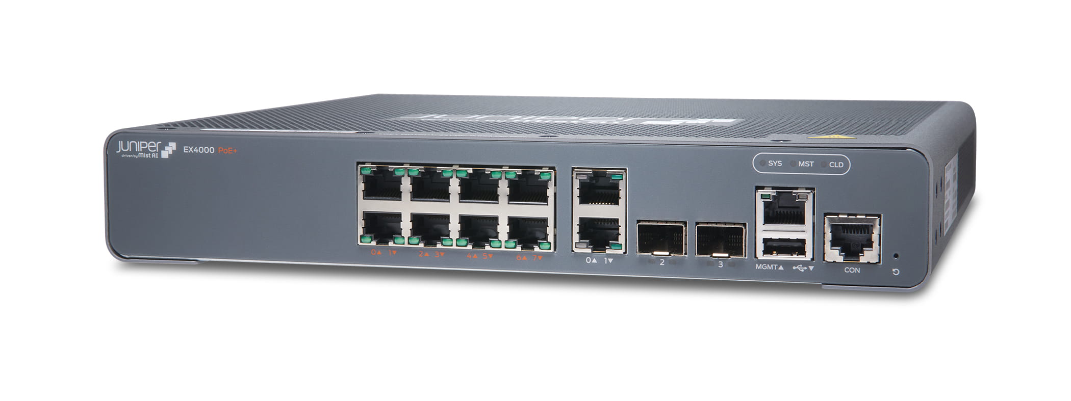 Juniper EX Series EX4000-8P - Switch - L3 - managed - 8 x 10/100/1000 (PoE+)