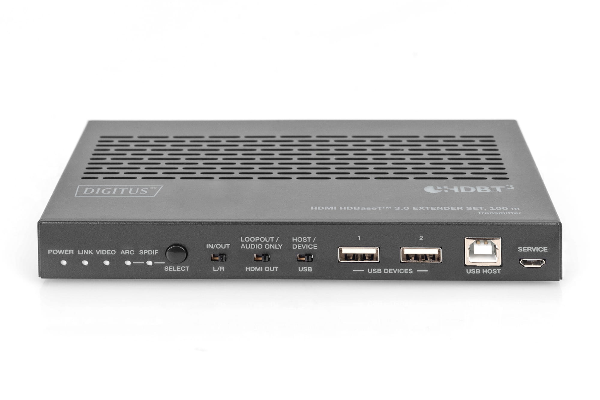 DIGITUS DS-55523 - Sender und Empfänger - KVM-/Audio-/USB-/serieller