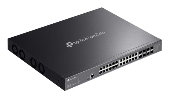 TP-LINK Omada SX3832MPP V1 - Switch - L2+ - managed - 24 x 100/1000/2.5G/5G/10GBase-T (PoE++)
