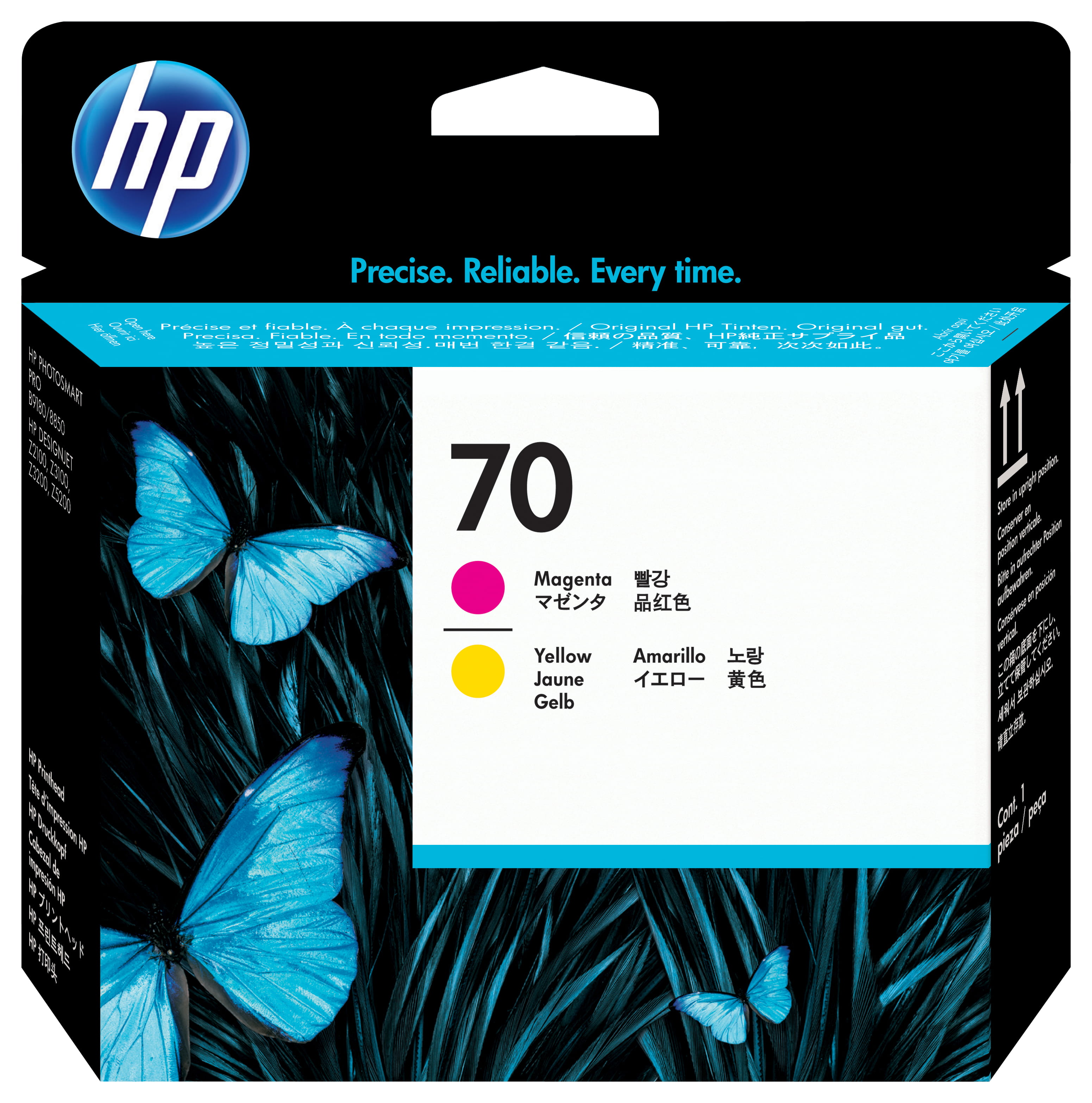 HP 70 - Gelb, Magenta - Druckkopf - für DesignJet HD Pro MFP