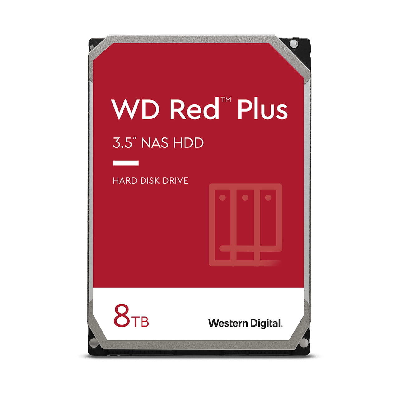 WD Red Plus WD80EFPX - Festplatte - 8 TB - intern - 3.5" (8.9 cm)