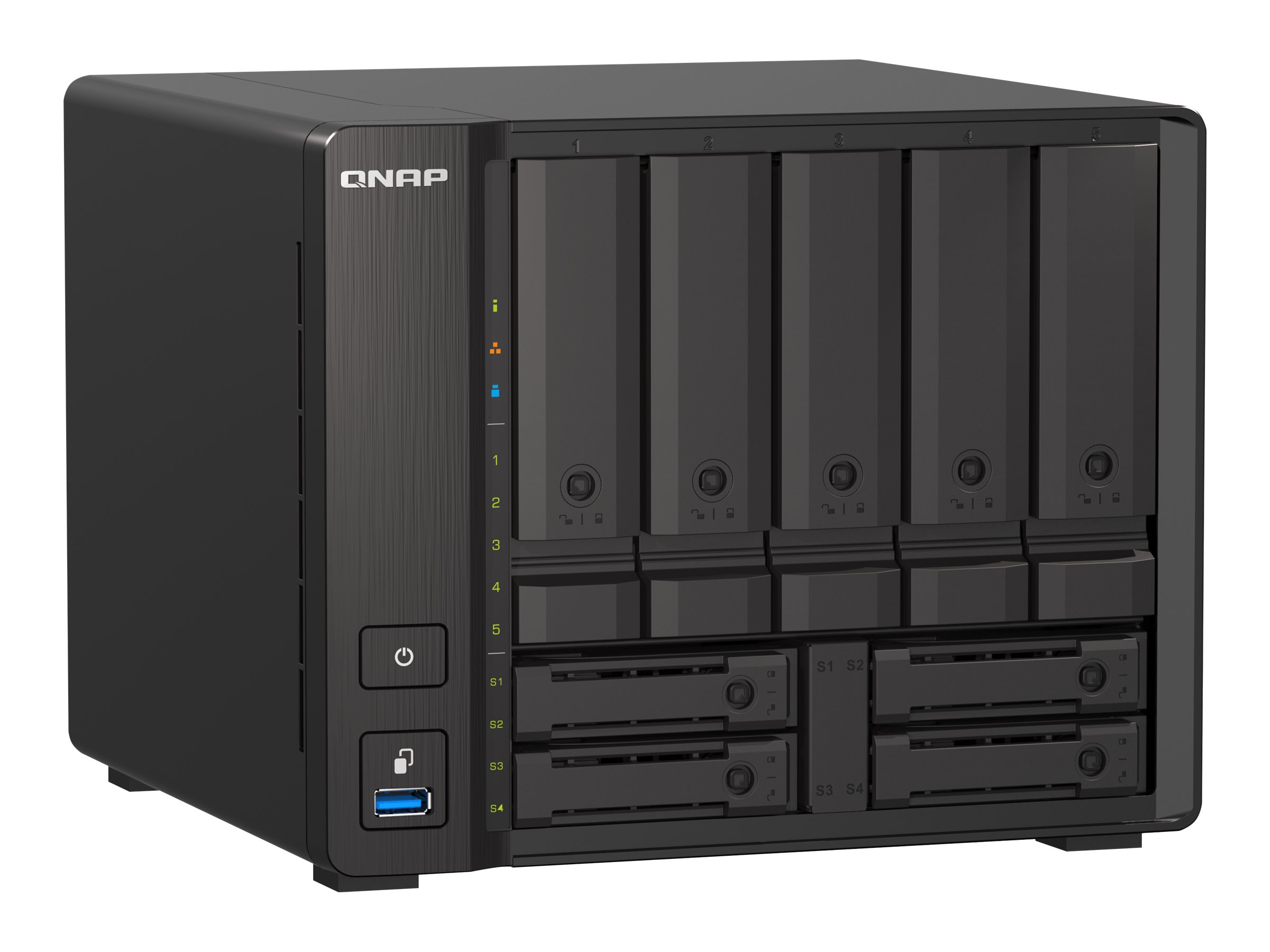 QNAP TS-H973AX-8G - NAS-Server - 9 Schächte