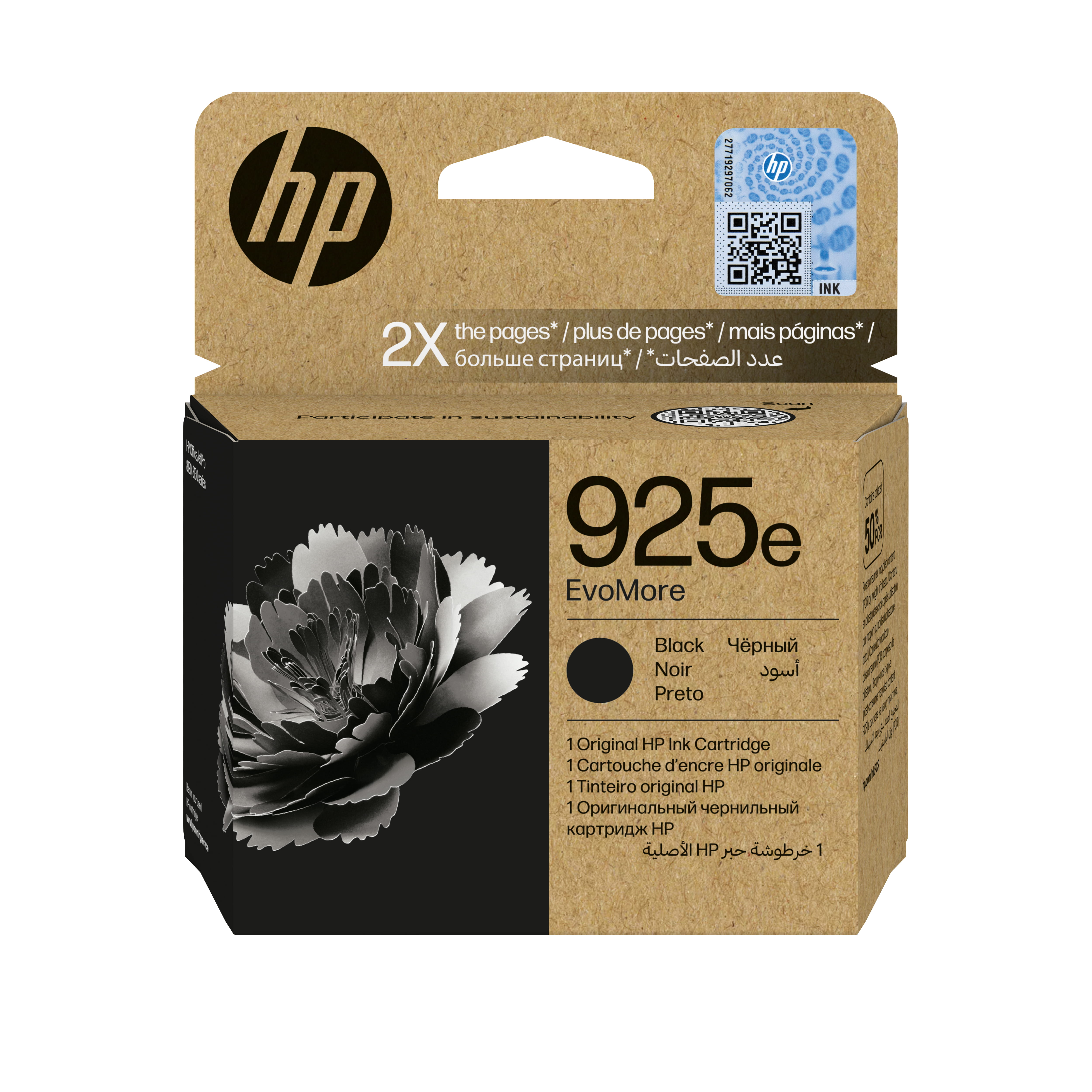 HP 925e EvoMore - Schwarz - original - Tintenpatrone