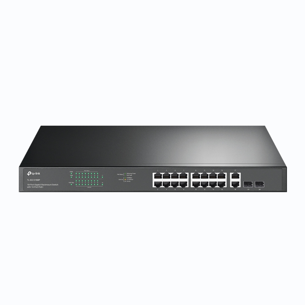 TP-LINK Omada TL-SG1218MP V5 - Switch - 16 x 10/100/1000 (PoE+)