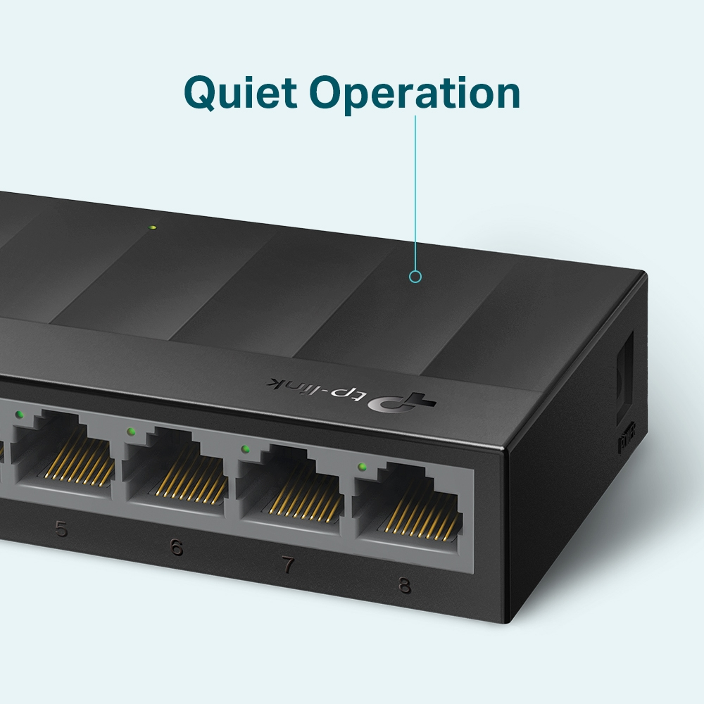 TP-LINK LiteWave LS1008G - Switch - unmanaged