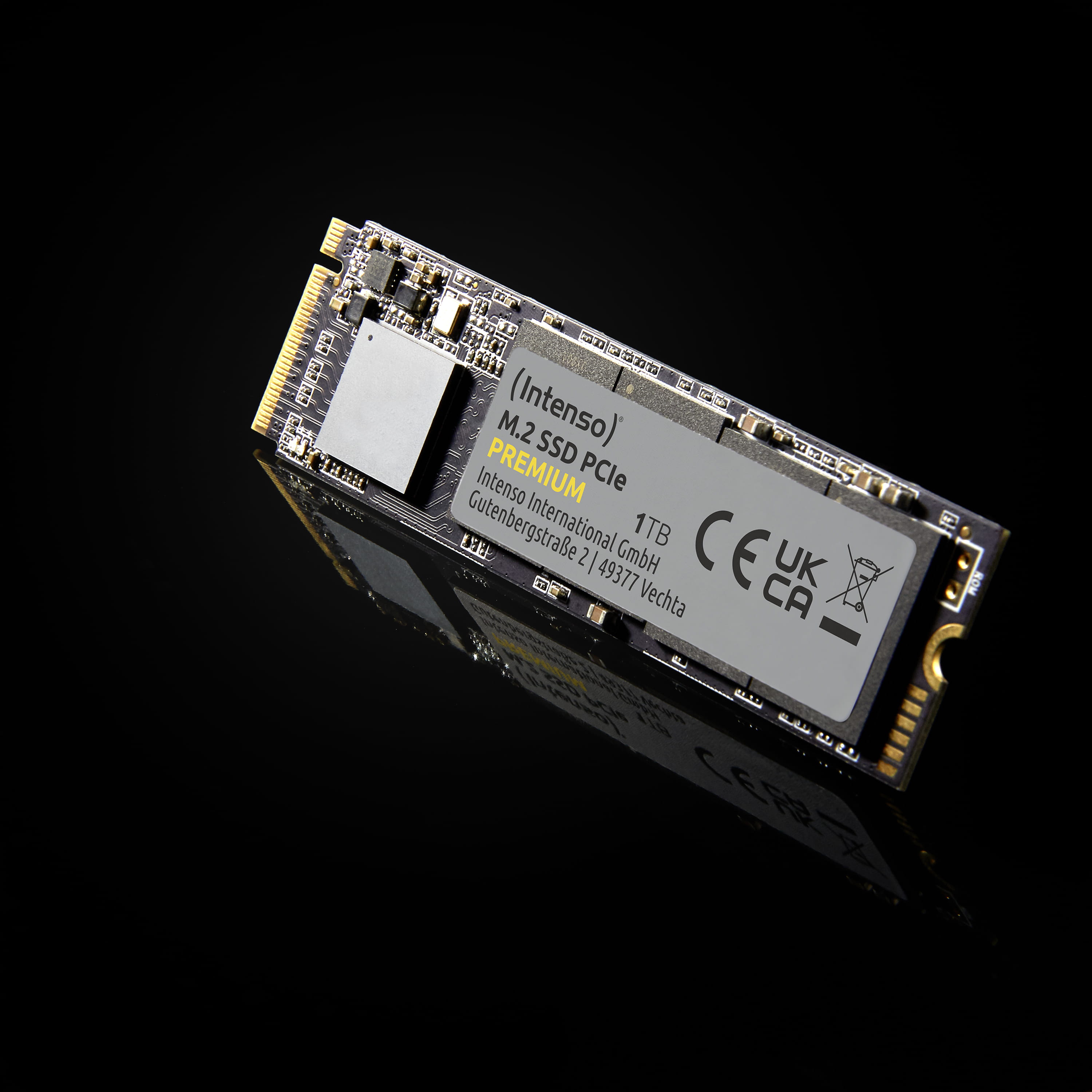 Intenso Premium - SSD - 500 GB - intern - M.2 2280 - PCIe 3.0 x4 (NVMe)