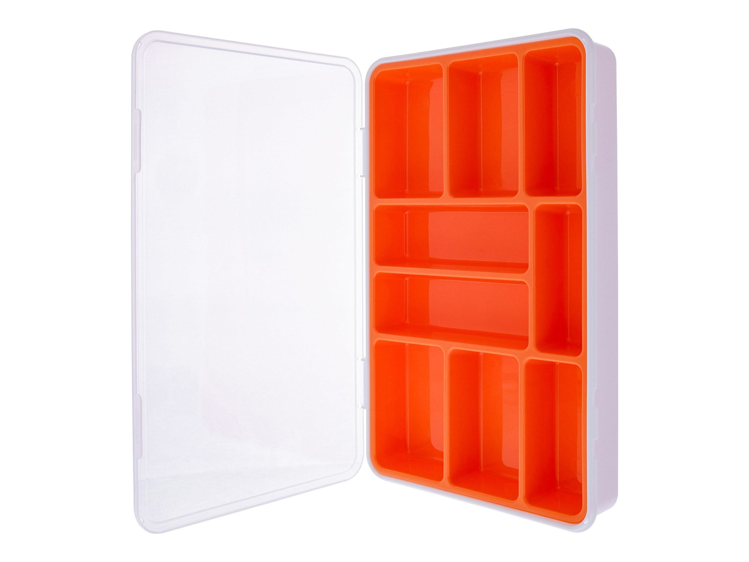 InLine Kleinteilebox - 9 Fächer - Abmessungen: 290x185x45mm - orange