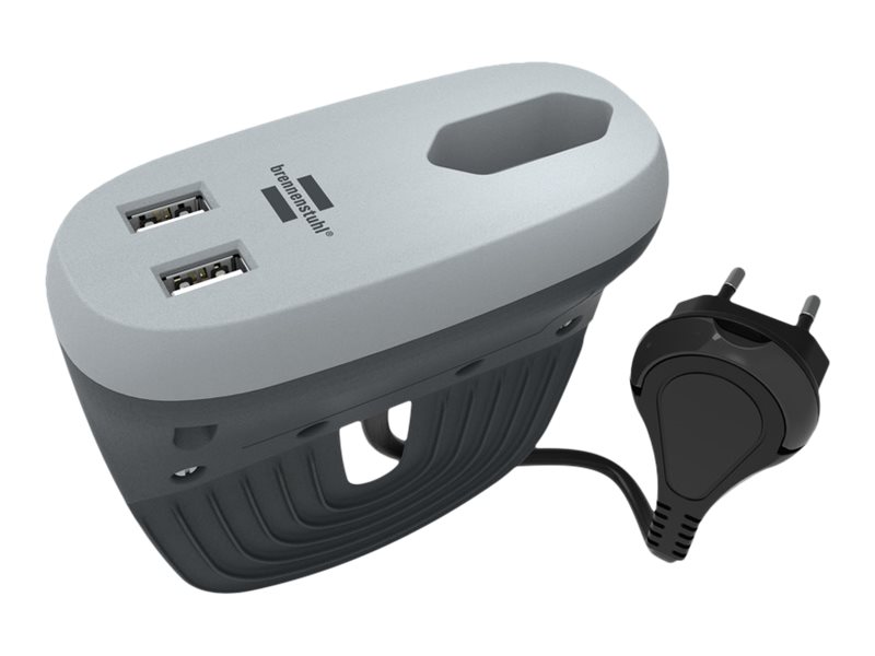 Brennenstuhl estilo sofa - Steckdosenleiste - AC 220-250 V - 575 Watt - Eingabe, Eingang Eurostecker - Ausgangsanschlüsse: 3 (Stromversorgung, 2 x USB)
