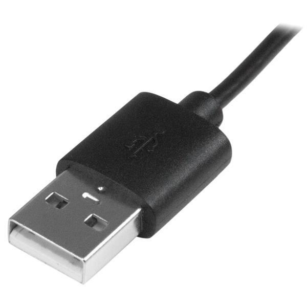 StarTech.com 1m Micro USB Kabel mit LED Ladeanzeige - St/St - USB auf Micro USB Kabel - USB-Kabel - Micro-USB Typ B (M)