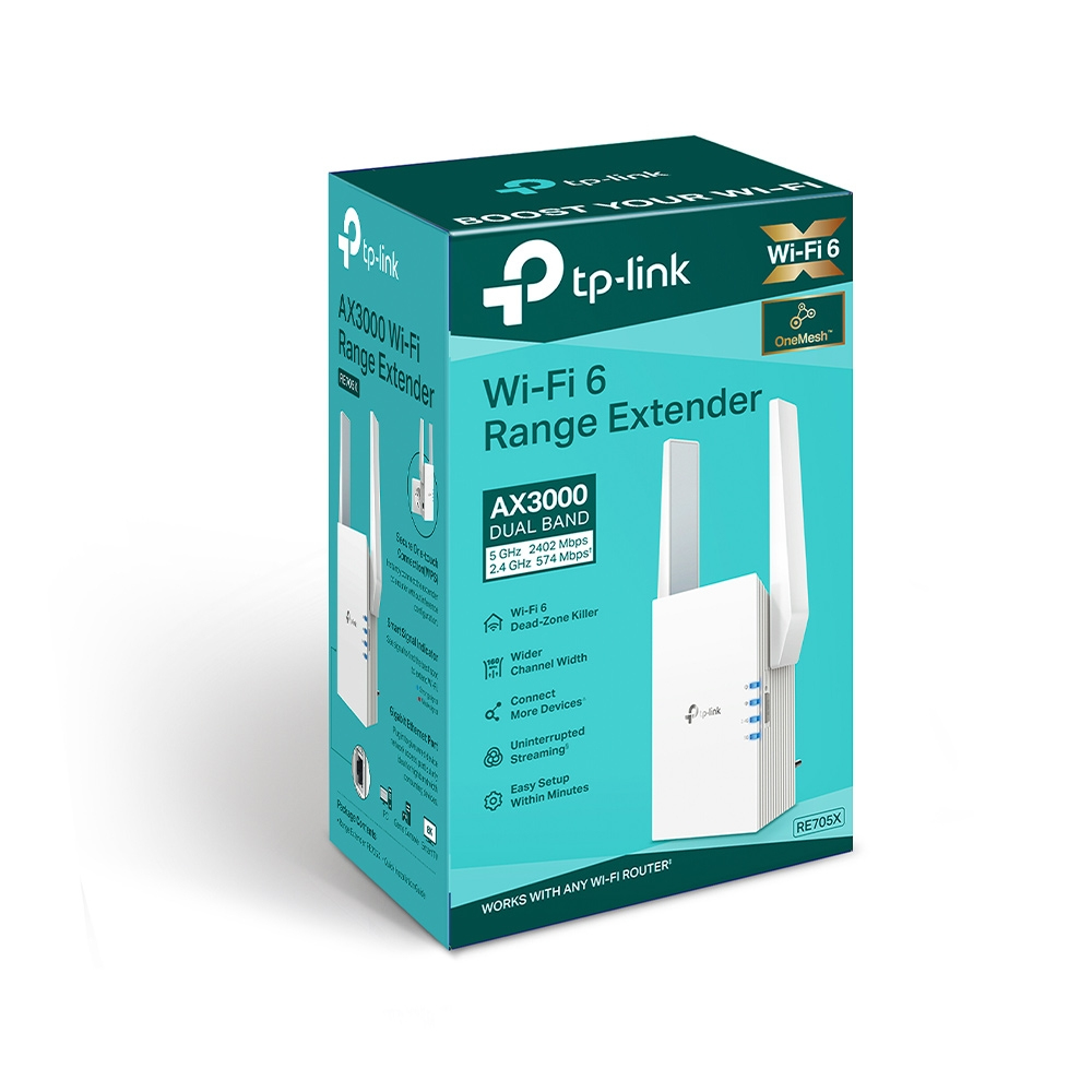 TP-LINK RE705X V1 - Wi-Fi-Range-Extender - 1GbE
