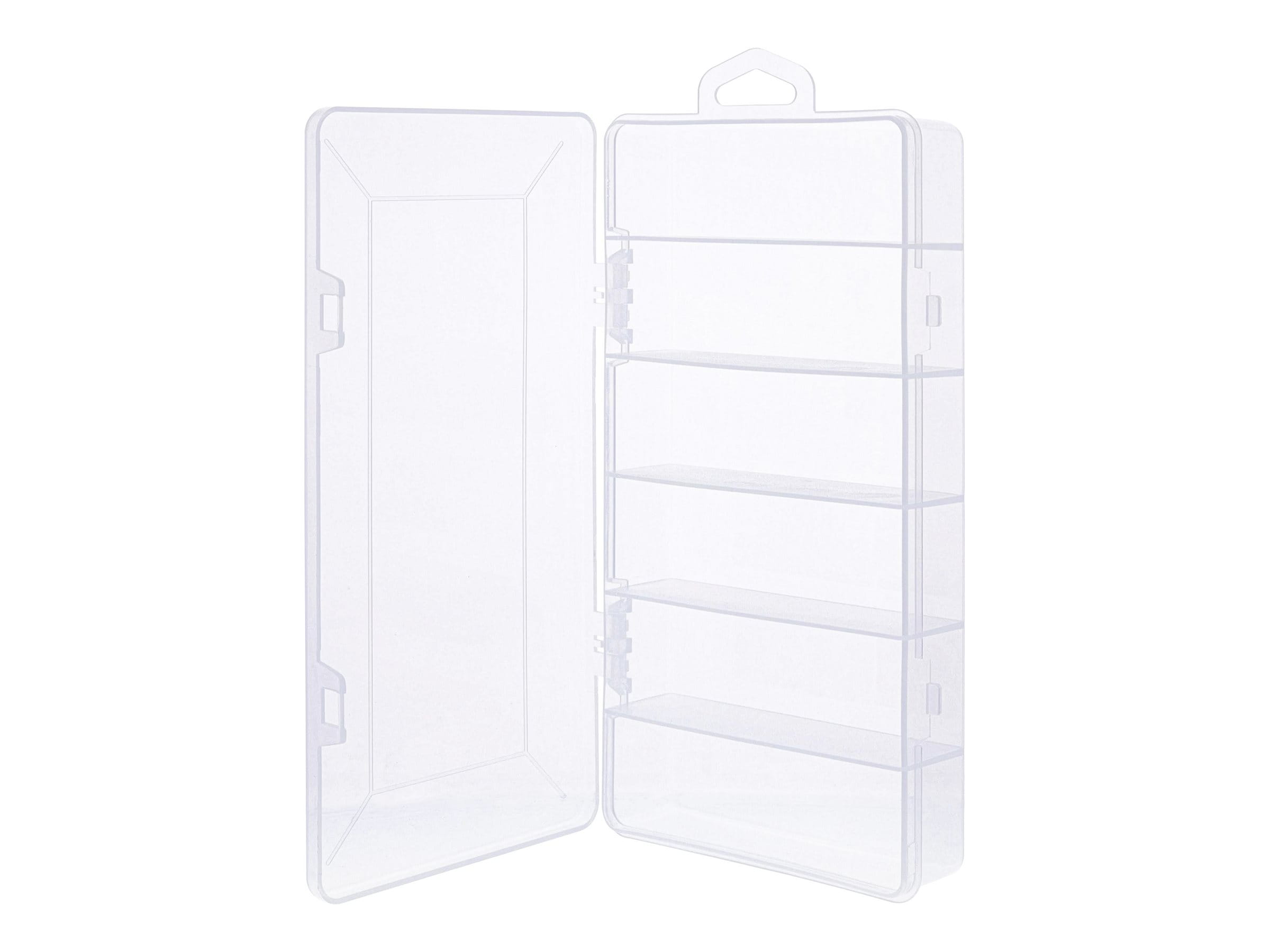 InLine Kleinteilebox - 6 Fächer - Abmessungen: 206x107x33mm - transparent