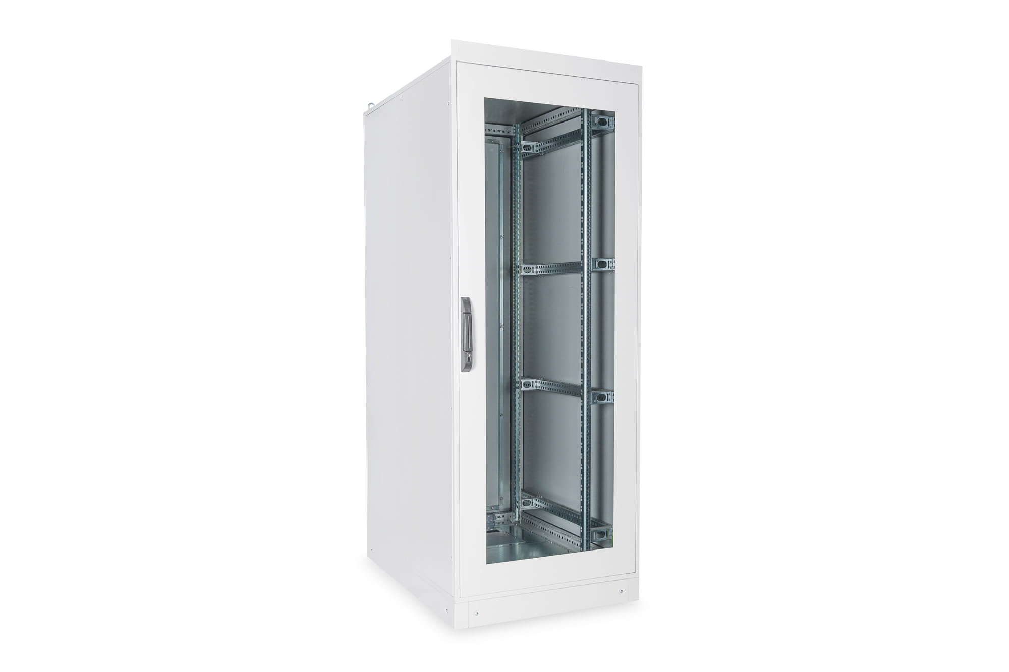 DIGITUS Professional DN-19-42U-I-8-12-1 - Gehäuse - bodenstehend - Grau, RAL 7035 - 42HE - 48.3 cm (19")