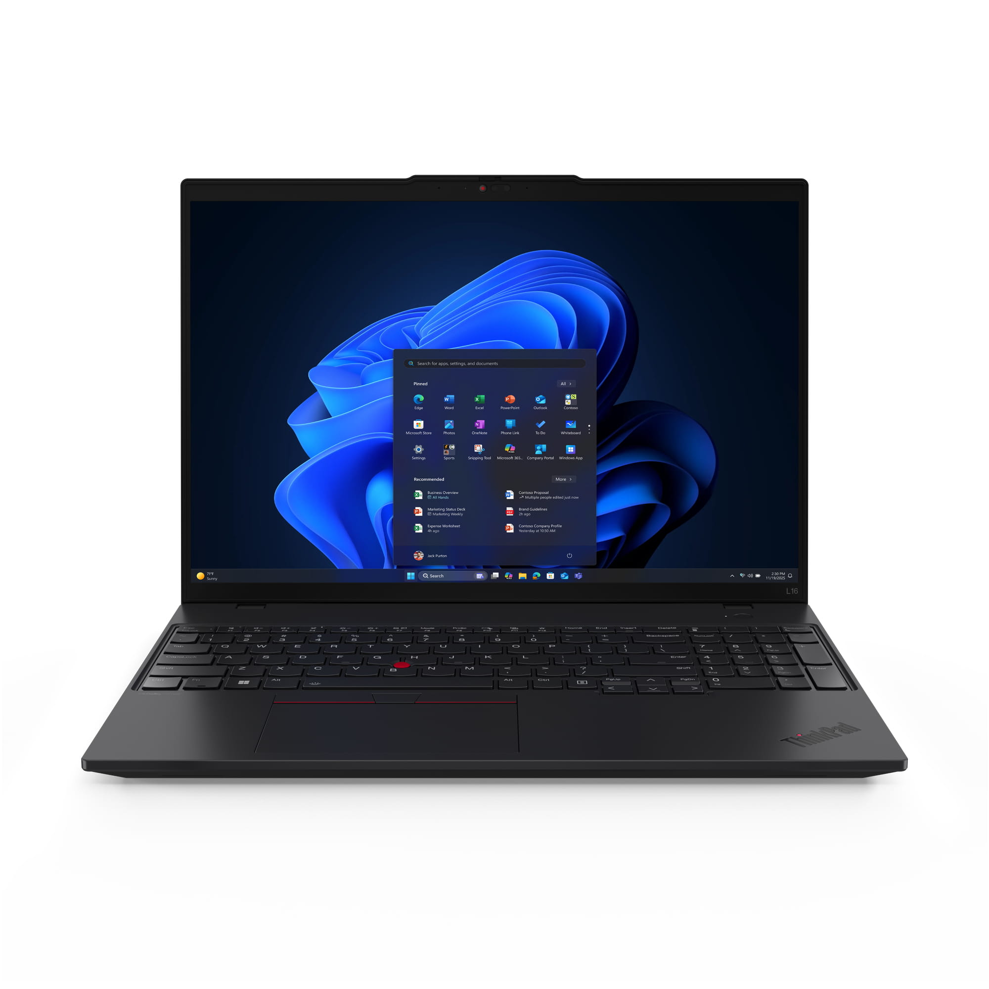 Lenovo ThinkPad L16 Gen 2 21SA Intel Core Ultra 7 255U - Win 11 Pro - Intel Graphics - 32 GB RAM - 1 TB SSD NVMe - 40.6 cm (16")