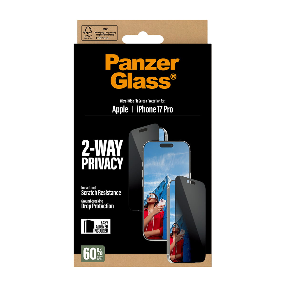 PanzerGlass Bildschirmschutz für Handy - Ultra-Wide