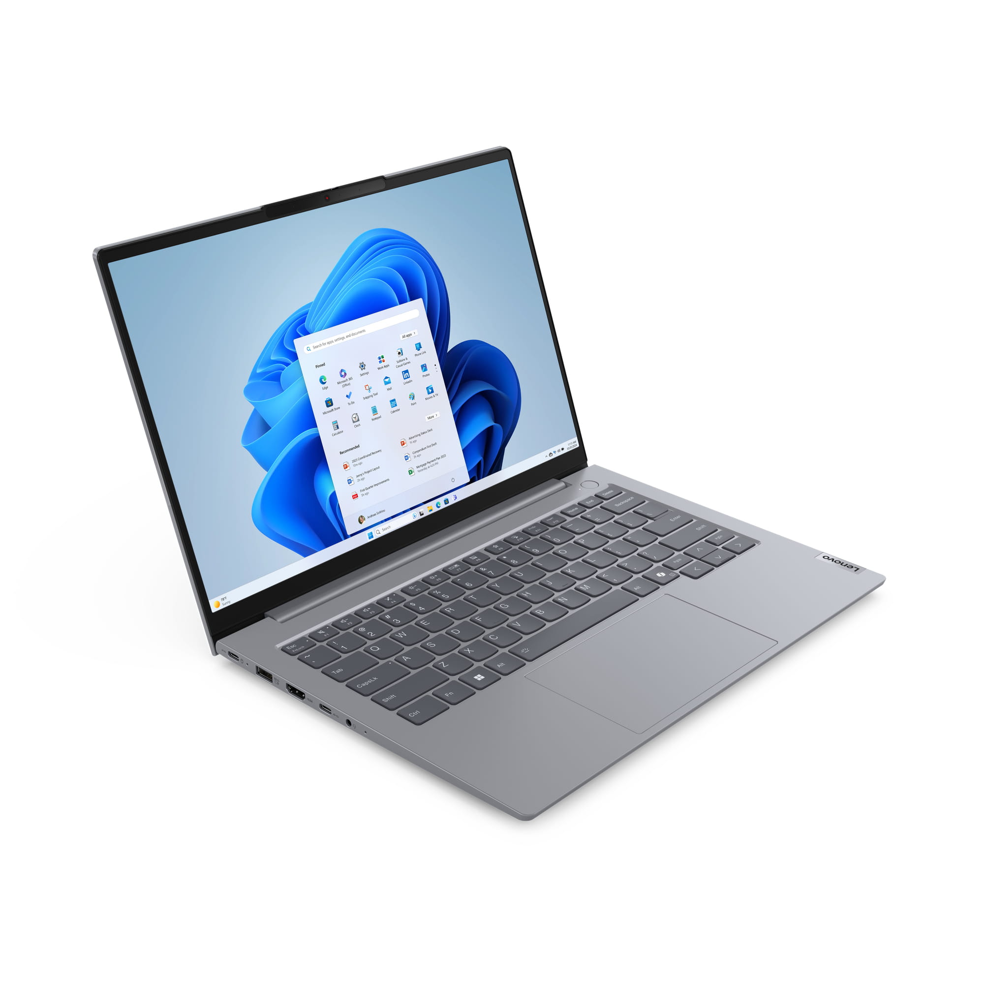 Lenovo ThinkBook 14 G7 ARP 21MV AMD Ryzen 5 7535HS / 3.3 GHz - Win 11 Pro - Radeon 660M - 16 GB RAM - 512 GB SSD NVMe - 35.6 cm (14")