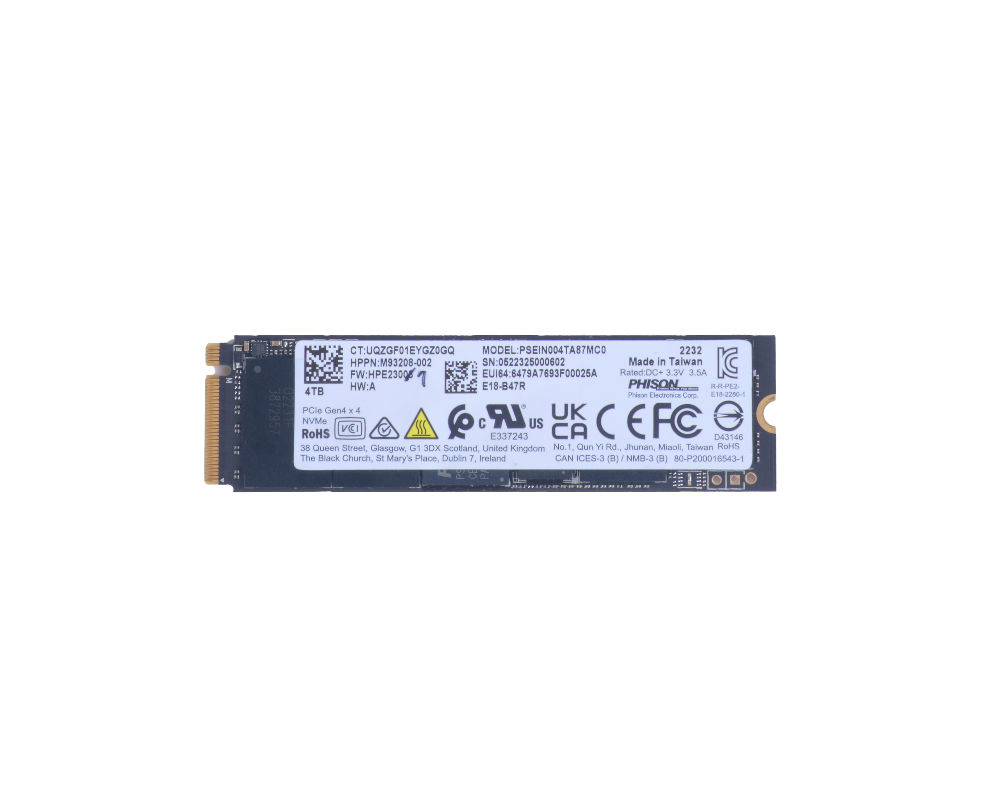 HP  SSD - 4 TB - intern - M.2 2280 - PCIe 4.0