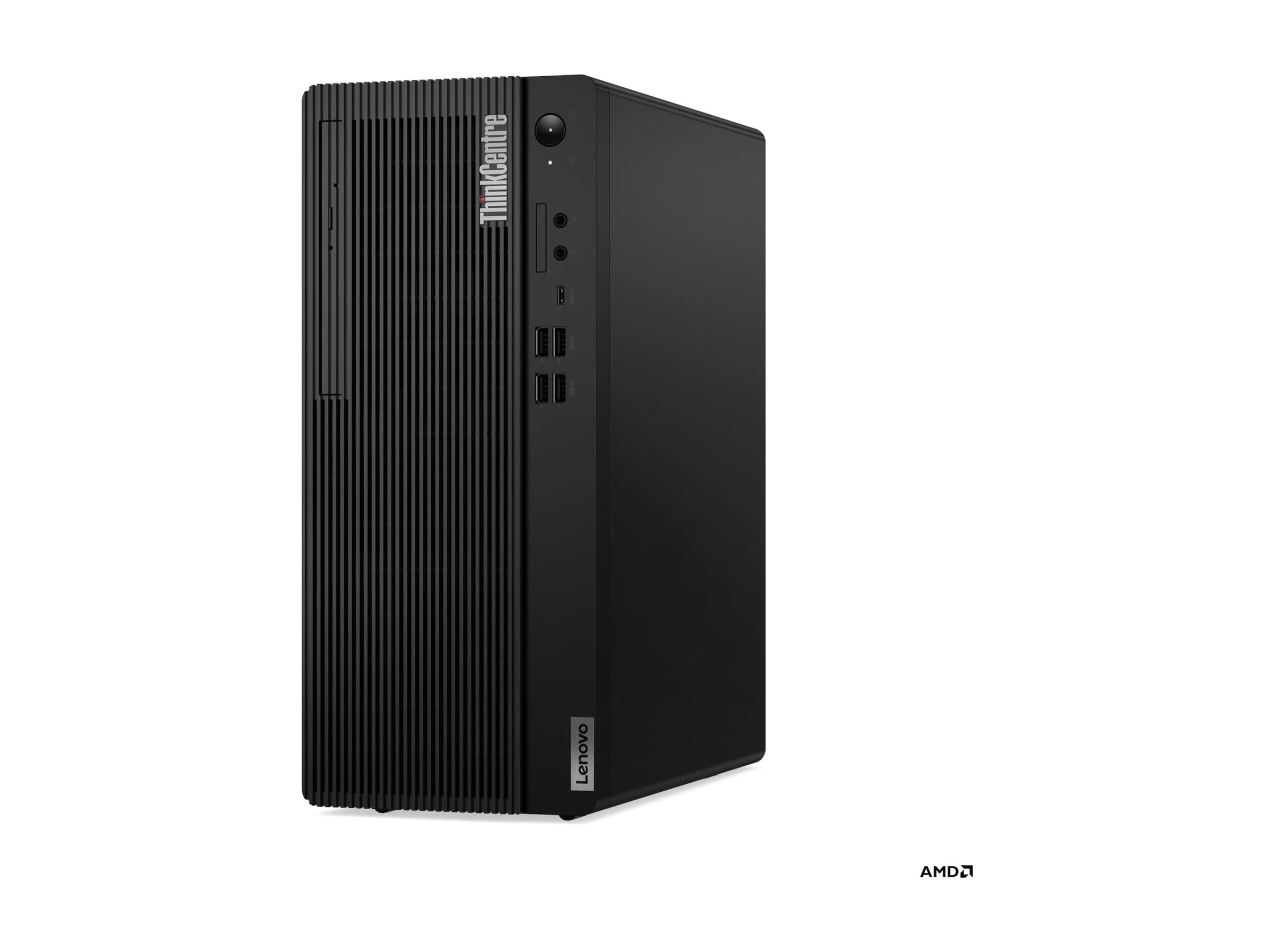 Lenovo ThinkCentre M75t Gen 5 12X9 - Tower - Ryzen 5 8500G / 3.5 GHz - RAM 16 GB - SSD 512 GB -, NVMe - Radeon 740M - 1GbE, Wi-Fi 6E, Bluetooth 5.3 - WLAN: 802.11a/b/g/n/ac/ax (Wi-Fi 6E)