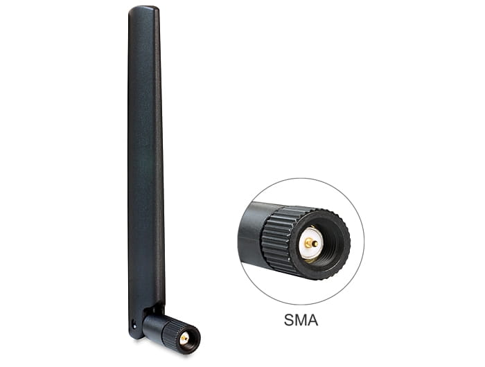 Delock LTE SMA antenna with flexible joint - Antenne