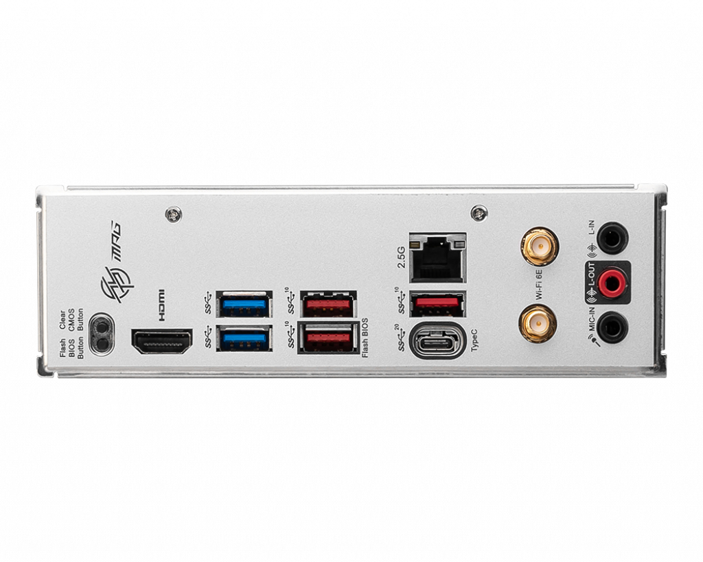 MSI MPG B650I EDGE WIFI - Motherboard - Mini-ITX - Socket AM5 - AMD B650 Chipsatz - USB 3.2 Gen 2, USB-C 3.2 Gen2, USB 3.2 Gen 1, USB-C 3.2 Gen 2x2 - 2.5 Gigabit LAN, Wi-Fi 6, Bluetooth - Onboard-Grafik (CPU erforderlich)