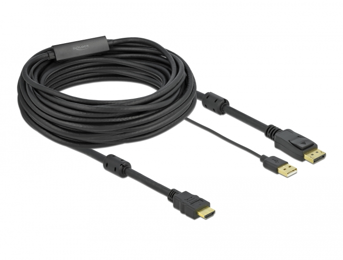 Delock Video- / Audiokabel - HDMI, USB (nur Strom)